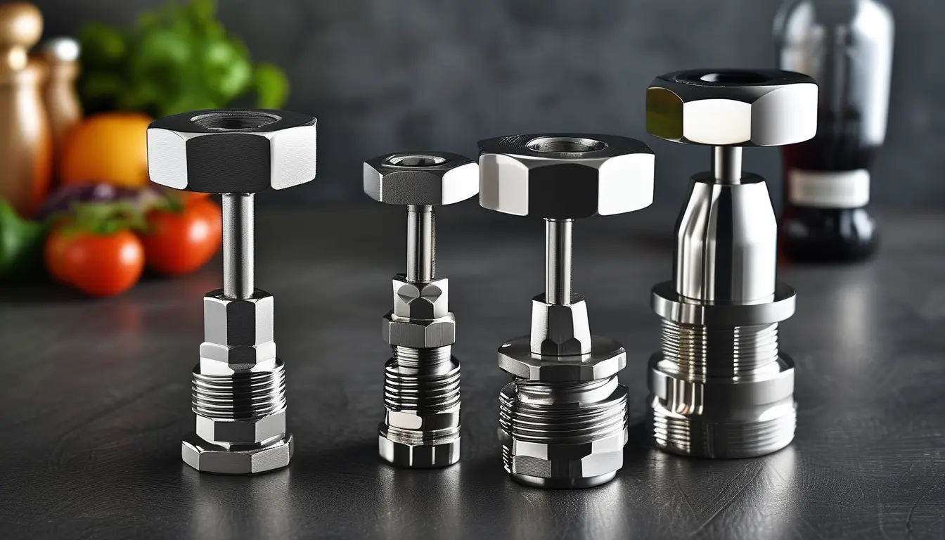 Stainless Valve Stem For Food And Beverage Production