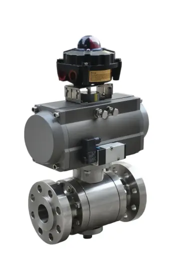 High-pressure pneumatic ball valve