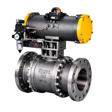 High speed pneumatic ball valve