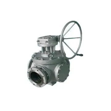 Flanged Three Way Ball Valve